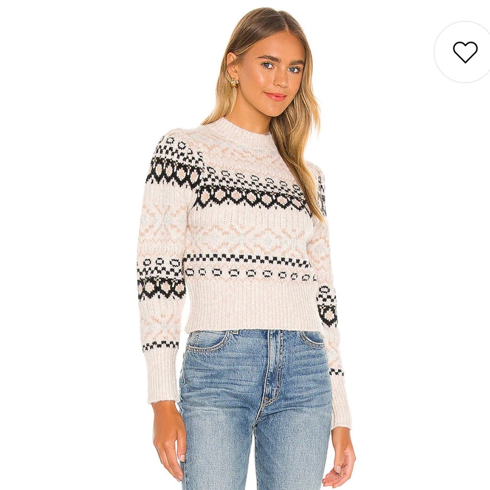 Astr the label Maria fair isle sweater size small. Never worn!